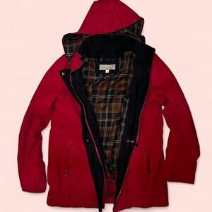 Vintage red liz claiborne winter jacket